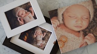 UNBOXING AVYAAN'S SAMPLE LEGACY BOX (GRAPHISTUDIO) | CHARLOTTE, North Carolina NEWBORN PHOTOGRAPHER