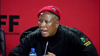 EFF leader Julius Malema calls President Ramaphosa to leave the Office with immediate effect