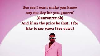 KU LO SA - OXLADE (LYRICS VIDEO)