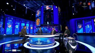 Atletico Madrid vs Manchester United  1-1 Post Match Analysis by Rio Ferdinand,Paul Scholes and Owen