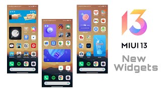 MIUI 13 NEW WIDGETS