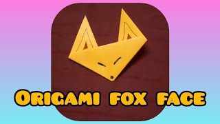 How to make an origami fox easy | Paper craft | paper fox | Fox face | Jay and Jezz