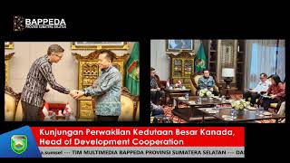 Kunjungan Perwakilan Kedutaan Besar Kanada, Head of Development Cooperation