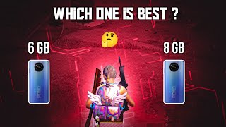 Poco X3 Pro 8GB or 6GB ? Which one is good for BGMI | Explained