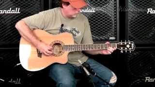 Washburn WF11SCE Folk Acoustic-Electric Guitar Video Demo