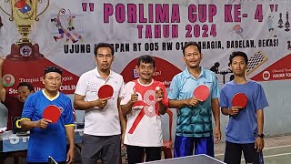 PINGPONG || PERSEORANGAN DOUBLE || PORLIMA CUP Ke- 4 || Suka + Acong vs Alfin + Nemin