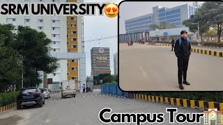 SRM UNIVERSITY Campus Tour 😍| Deep Review | Harsh Antil Vlogs