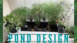 New Pond Design Set Up | Underwater View!