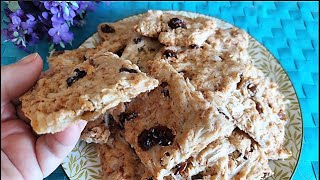 Yumurtasız-şəkərsiz Alma peçenyesi. Şəkərsiz necə bişirilir/How to make apple cookies without sugar?