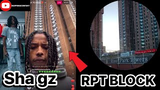 🥷Sha Gz Outside RPT Block “Turn the Live Off” 💥👿 #shagz #bronxdrill #viral