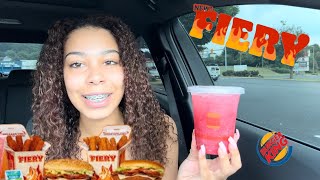 TESTING BURGER KINGS NEW FIERY MENU ITEMS🥵