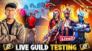 Live Guild Test 1 VS 4 Pc/Mobile Guild Recruitment !! Dum H Tho Aja ! - Garena Free Fire #shorts