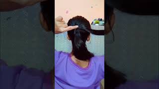 School hairstyle🏤||Part-4||#shorts#trending#viral#ytshorts#hairstyle#ponytail#foryou#easyhairstyle