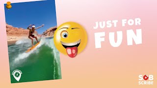 😍 Just For Fun | Surfing | Surfer | How To Surf 🔥 ADVENTURES FEVER #shorts @adventures fever