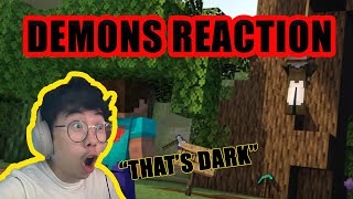 Reacting to "Demons" - A Minecraft Music Video