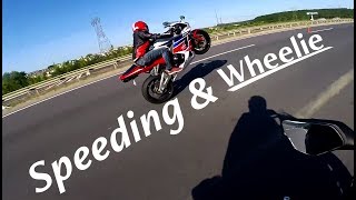 ► New  CBR 1000RR & CBR 600RR Wheelie and Traffic Ride ◄