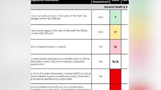 Health & Safety Gap Analysis - template preview