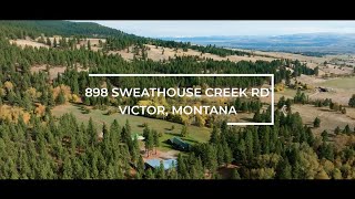 Montana Cabin Ranch Home - 898 Sweathouse Cr Rd Victor Montana