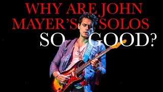 Why are John Mayer's guitar solos so good?