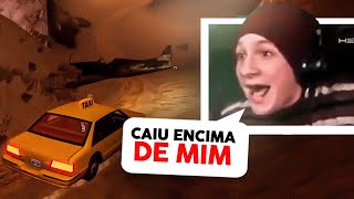 RARO!!! UM DOS AVIOES QUE CAEM ALEATORIAMENTE NO GTA SA CAIU ENCIMA DO HEROPLAY