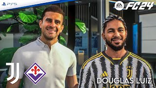 Douglas Luiz alla Juventus ⚽️ Juventus - Fiorentina | Serie A 2024/25 Match Sim FC 24