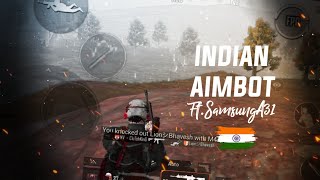 🇮🇳Indian Aimbot- Pubg Mobile Montage| 3Finger+ Gyro| Aim Assist Off| CluTchKinG