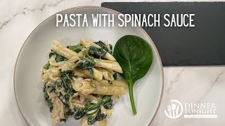 Pasta with Spinach Sauce