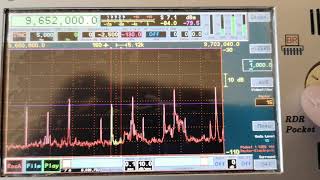 31m band in Moscow city with balcony location active antenna (test)