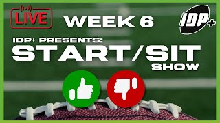 🔥 LIVE Fantasy Football and IDP Start/Sit Week 6 Q&A!