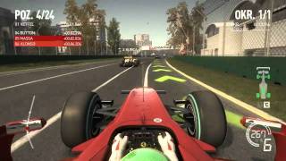 F1 2010 PL PC - FULL Gameplay Maxed Out - Felipe Massa - Australia, Melbourne