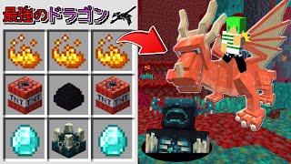 【マインクラフト】とんでもない能力が使える『最強のドラゴン』を作れる世界でサバイバルしたらヤバすぎた！？