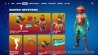 SKLEP FORTNITE 12.09.2024 *NOWY ZESTAW Z SZAFKI HEYSTAN, MISTRZOWSKA ISKRA, TYGRYSICA*