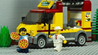 Lego City Pizza Van Monster Truck Robbery