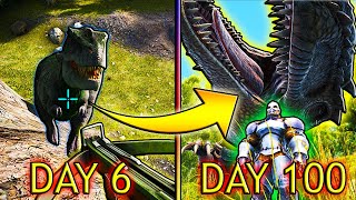 I HAVE 100 DAYS TO TAME EVERY DINOSAUR IN ARK SURVIVAL EVOLVED! (2)