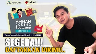 BINGUNG MAU KERJA APA? INFO LOWONGAN - CODING BOOTCAMP PT. AMMAN MINERAL SOLUSINYA!