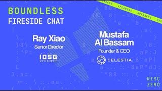 BOUNDLESS: Fireside chat with Ray Xiao, IOSG Venture and Mustafa Al Bassam, Celestia