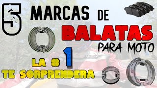 LAS 5 MEJORES MARCAS DE BALATAS PARA MOTOCICLETA EN 2023. LA #1 TE SORPRENDERA 😮😮😮👌