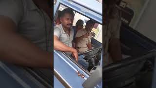 Police V/S Public man fights in Karnataka