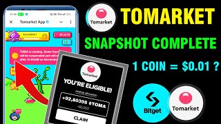 Tomarket Snapshot Complete,Tomarket Check Your Allocation |Tomarket Airdrop Claim | Tomarket Price ?