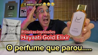 Perfume Hayaati Gold Elixir, primeiras impressões. hype na gringa!