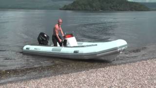 Seapro 500RS 5m RIB boat demo video with Tohatsu 50hp outboard 50TLDI