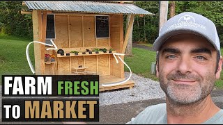 DIY Movable Farm Stand: Turning Your Harvest into Profit [EASY BUILD]