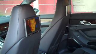 Al & Ed's Autosound West Hollywood Rear-Seat Entertainment Porsche Panamera