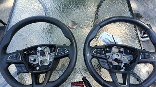 Heated steering wheel install in a Ford Escape or Focus