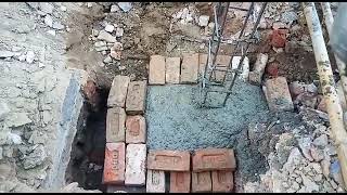 footing construction | column construction | building construction video