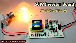 50W (12V DC to 220V AC) Inverter Circuit Board | DC to AC Converter | POWER GEN