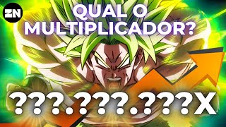 QUAL O MULTIPLICADOR DO "SSJ LENDARIO" DO BROLY? (Dragon Ball Super: Broly)