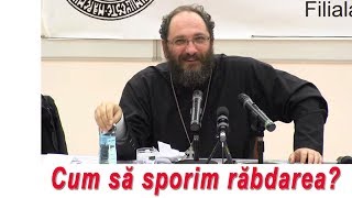 Pr Constantin Necula- Cum să sporim răbdarea?