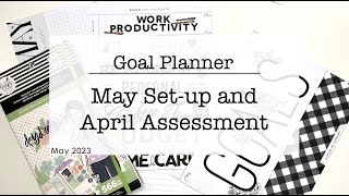 Monthly Goal Planner Setup (Happy Planner) - May 2023