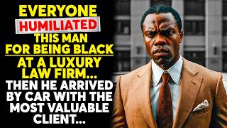 Everyone Humiliated This Man For Being Black At A Luxury Law Firm... Then He Arrived By Car With...